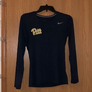 long sleeve University of Pittsburgh issued shirt